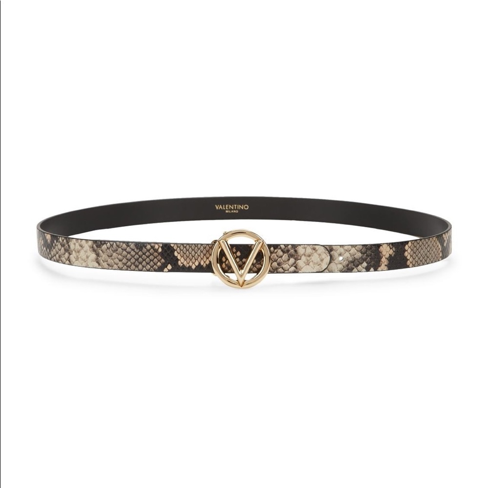 Valentino Snakeskin Belt